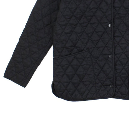 Womens Quilted Jacket Snap Button