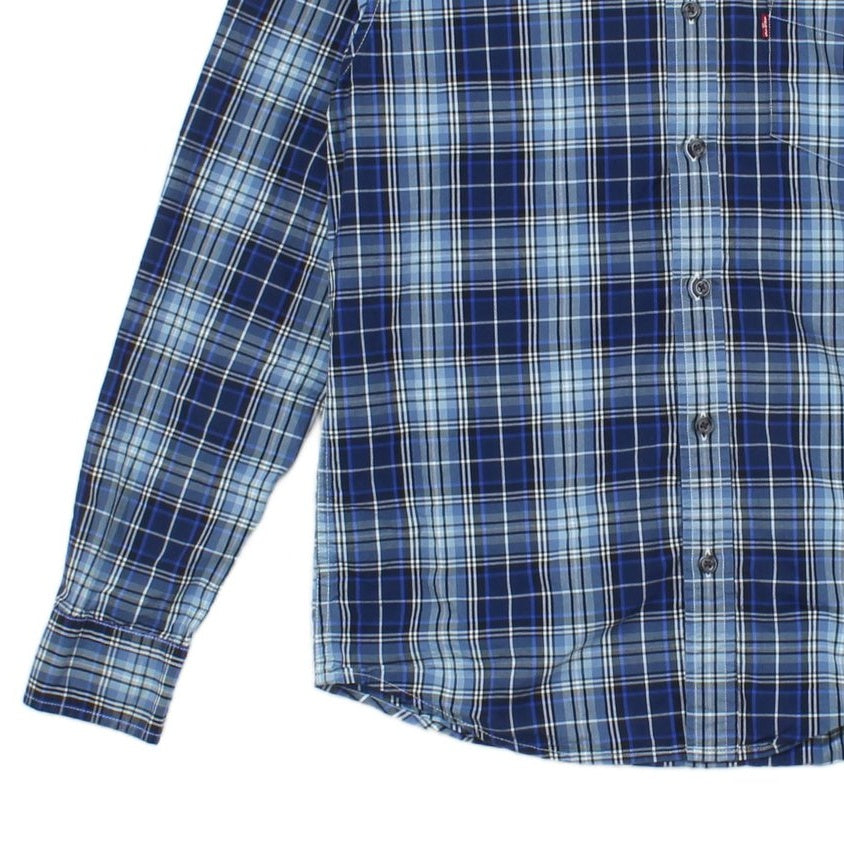 Mens Plaid Shirt Long Sleeve Check