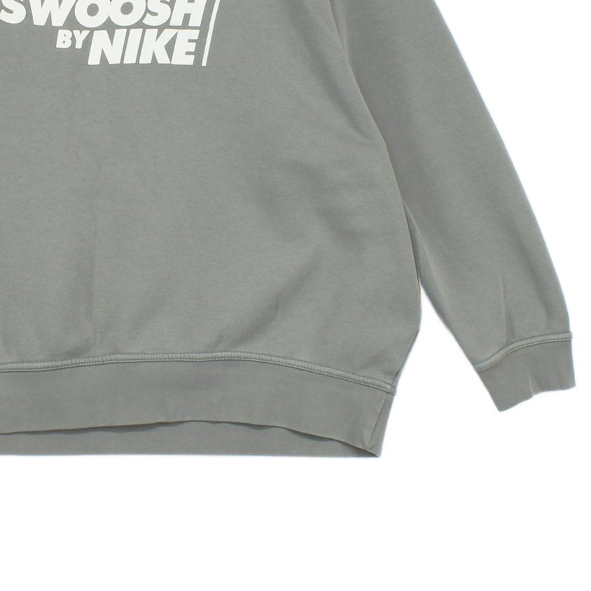 Mens Oversized Sweatshirt Swoosh Logo