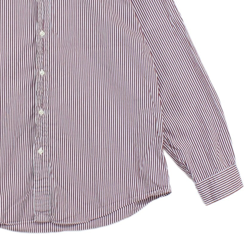 Mens Striped Shirt Long Sleeve Button Up