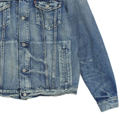 Mens Denim Jacket Made In Japan Distressed