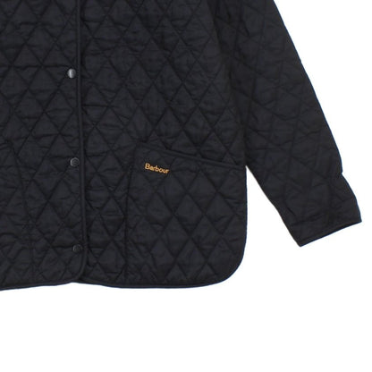 Womens Quilted Jacket Snap Button