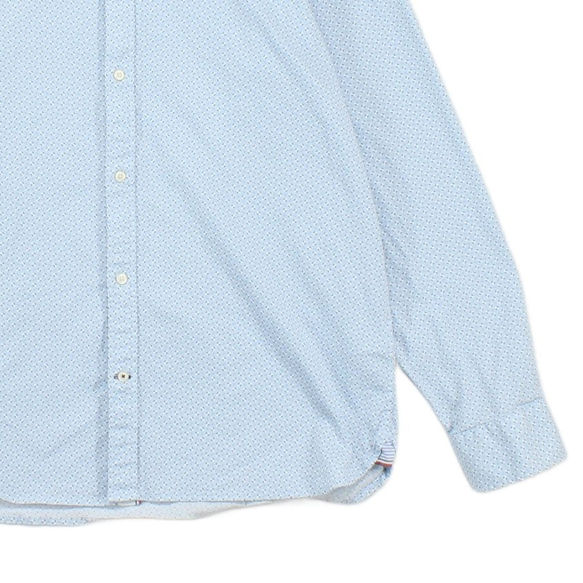 Mens Shirt Long Sleeve Button Down Slim Fit