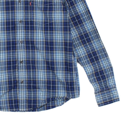 Mens Plaid Shirt Long Sleeve Check