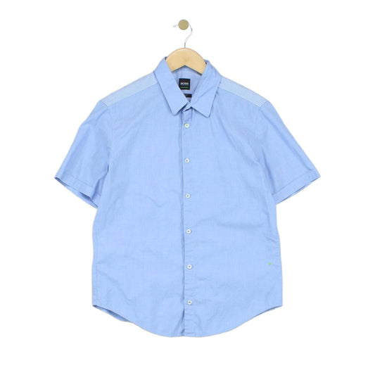 Mens Shirt Stretch Short Sleeve Classic