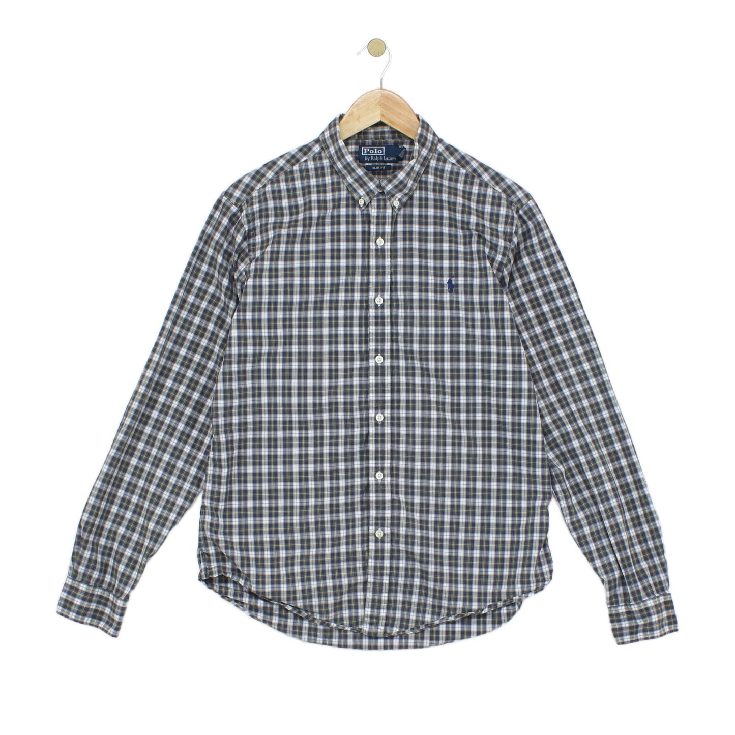 Mens Check Shirt Slim Fit
