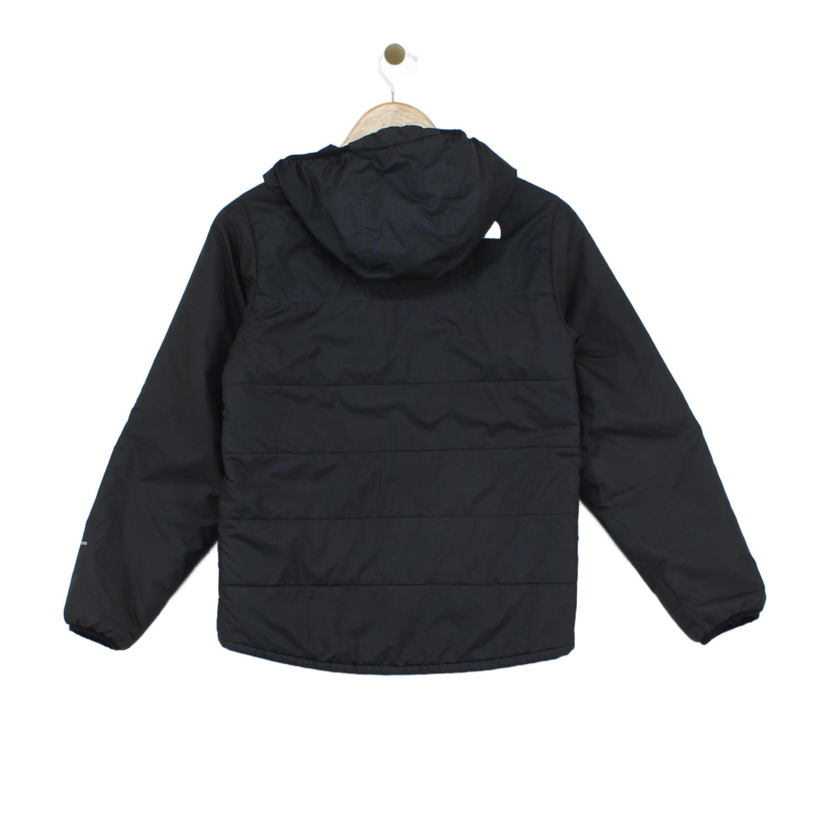 Boys Quilted Jacket Hooded Full Zip Outdoor