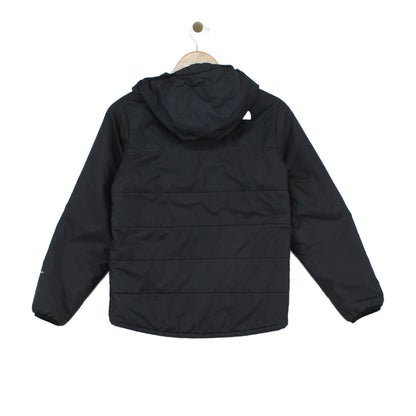 Boys Quilted Jacket Hooded Full Zip Outdoor