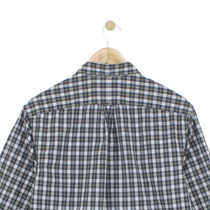 Mens Check Shirt Slim Fit