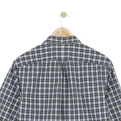 Mens Check Shirt Slim Fit