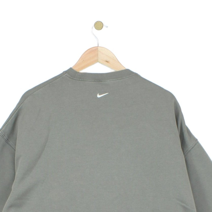 Mens Oversized Sweatshirt Swoosh Logo