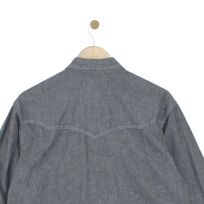 Mens Denim Shirt Made In Portugal Button Up