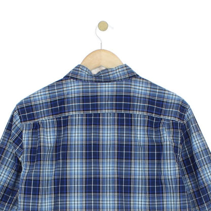 Mens Plaid Shirt Long Sleeve Check