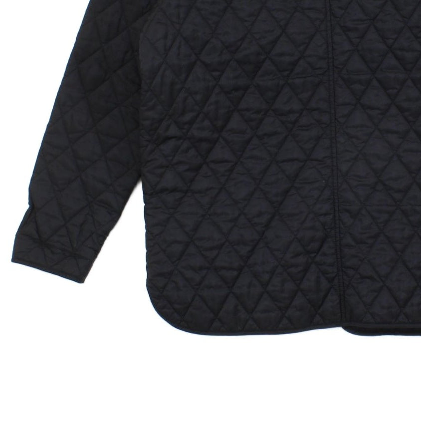 Womens Quilted Jacket Snap Button