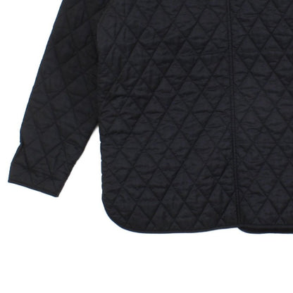 Womens Quilted Jacket Snap Button