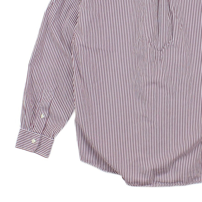 Mens Striped Shirt Long Sleeve Button Up