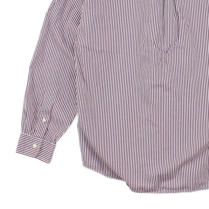 Mens Striped Shirt Long Sleeve Button Up