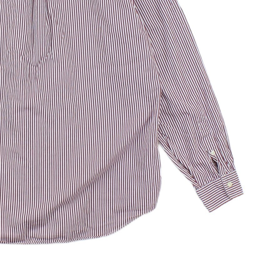 Mens Striped Shirt Long Sleeve Button Up