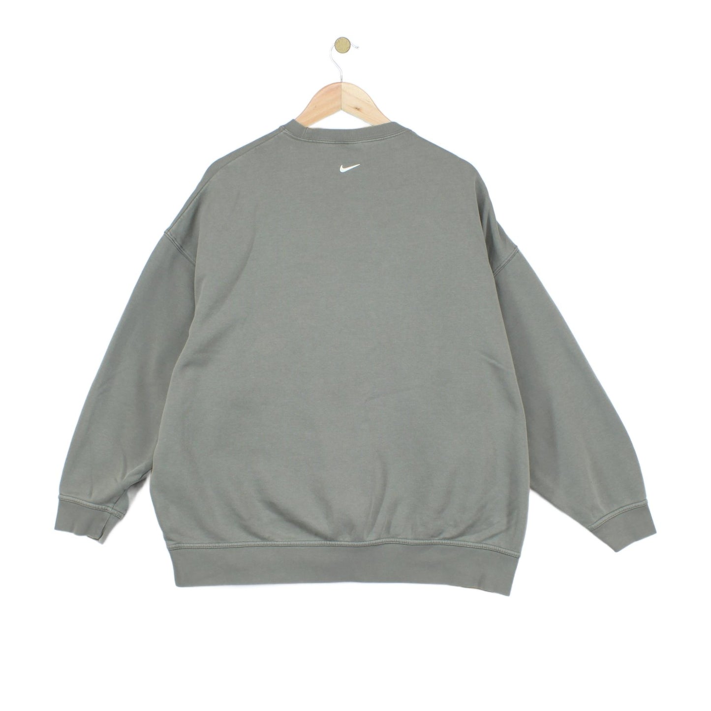 Mens Oversized Sweatshirt Swoosh Logo