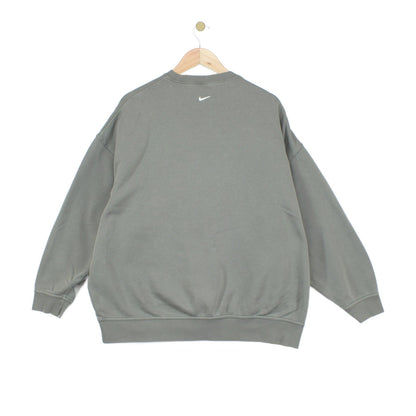 Mens Oversized Sweatshirt Swoosh Logo