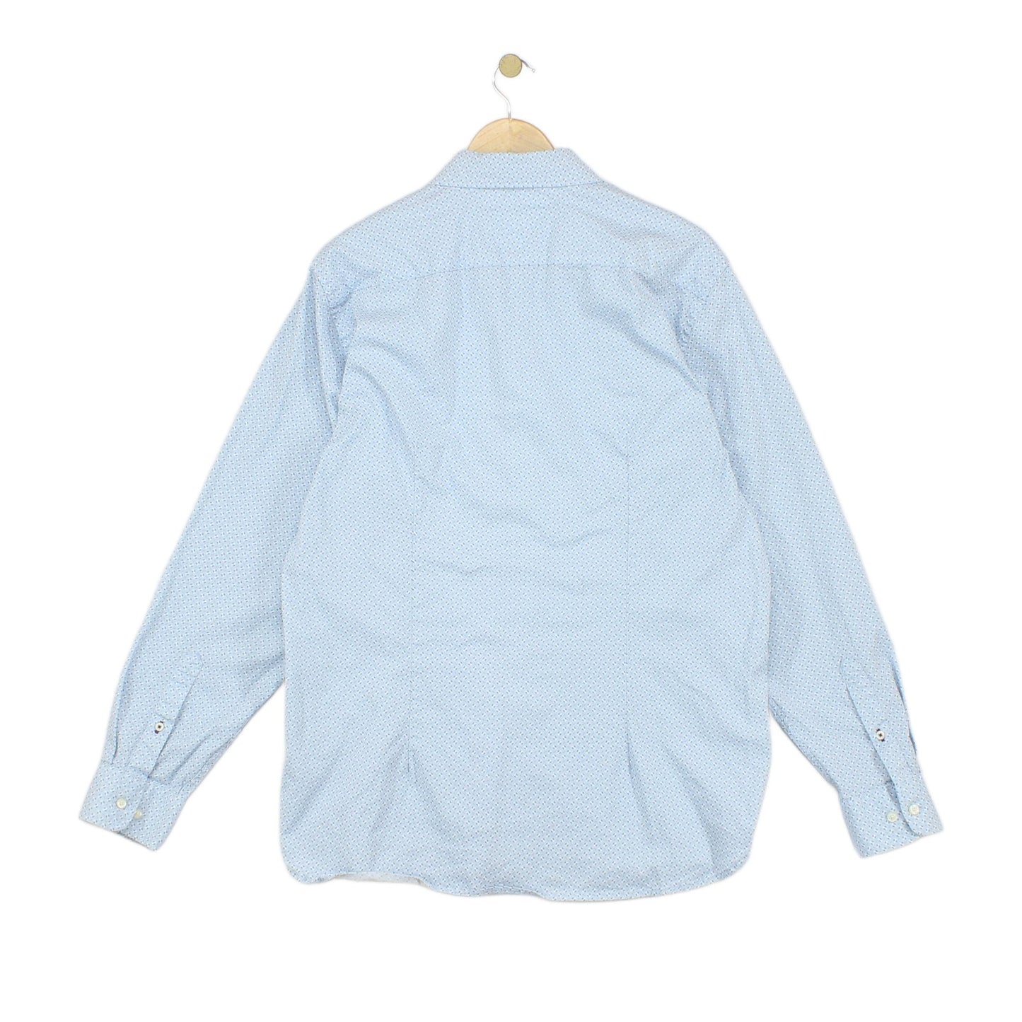 Mens Shirt Long Sleeve Button Down Slim Fit