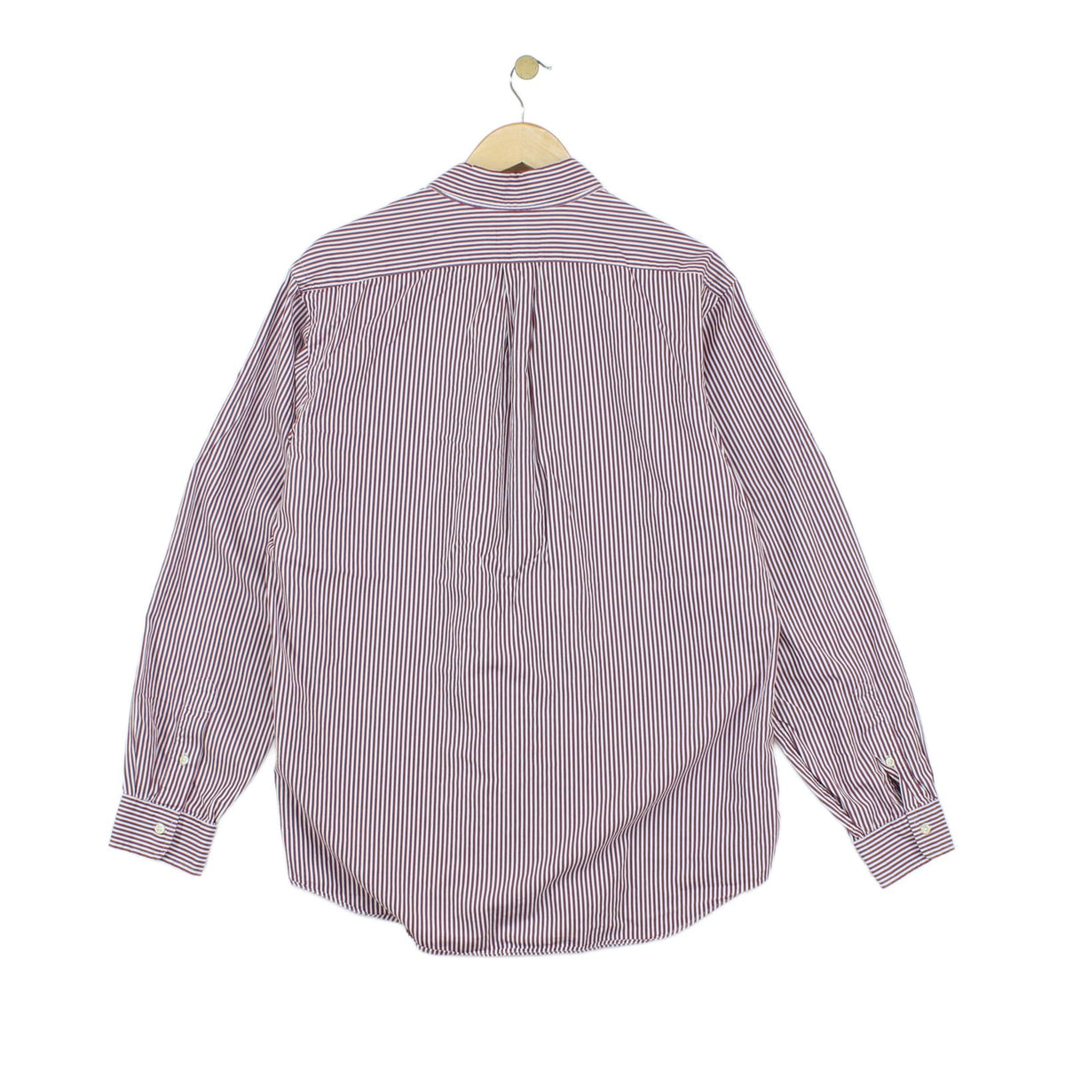 Mens Striped Shirt Long Sleeve Button Up