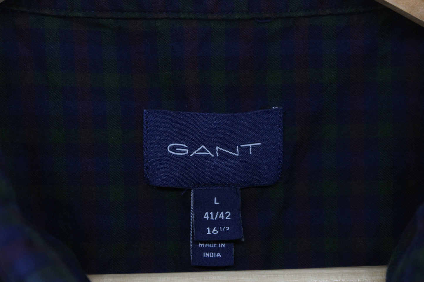 Mens Check Shirt Button Down Long Sleeve Classic