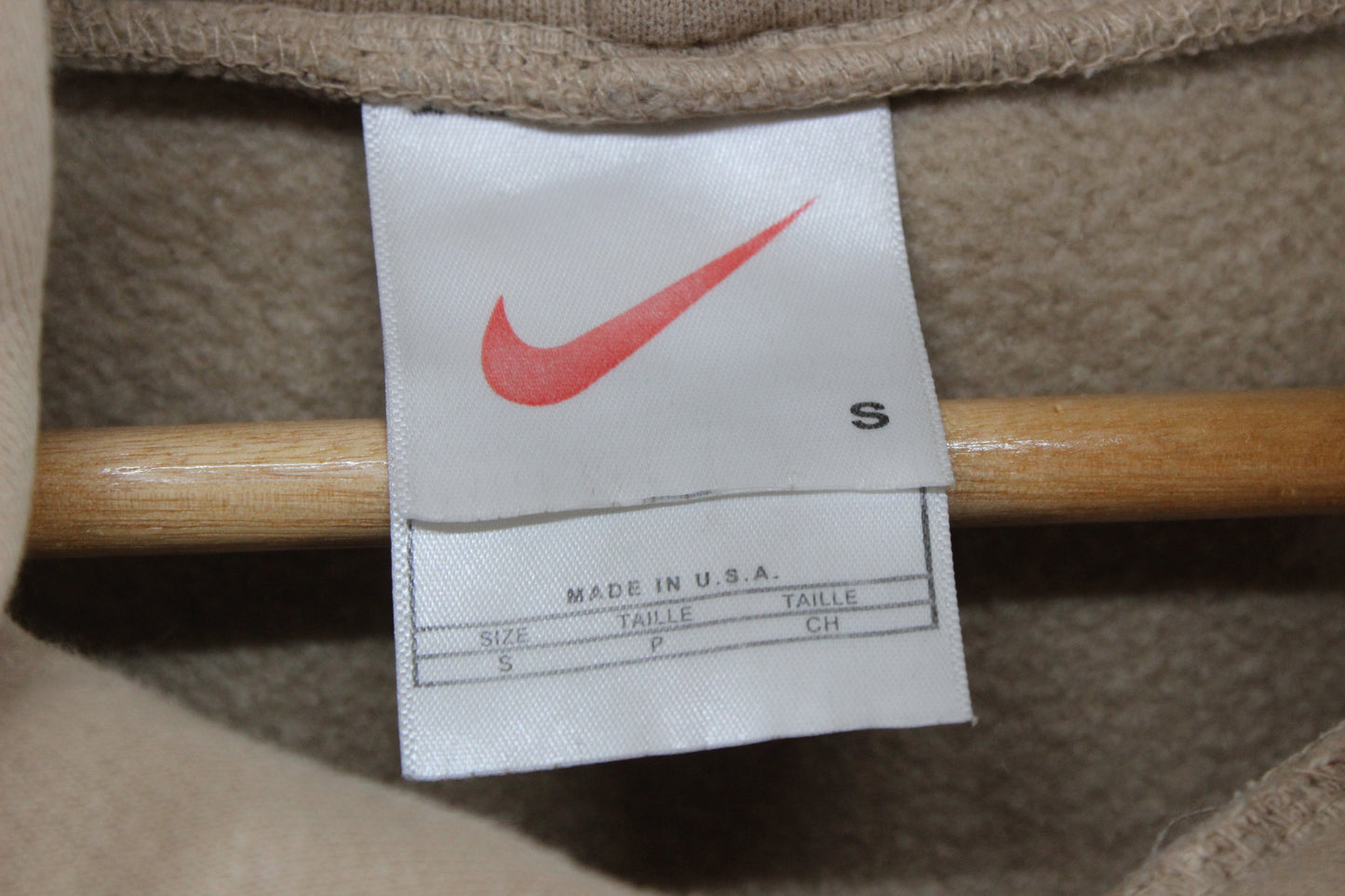 Mens Oversized Hoodie Usa Made Centre Swoosh