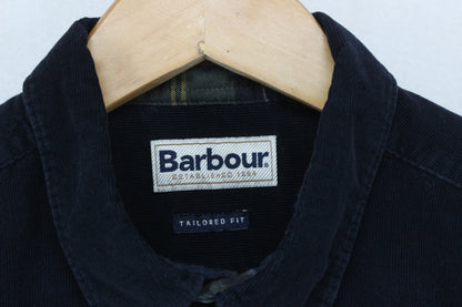 Mens Corduroy Shirt Tailored Long Sleeve Button Up