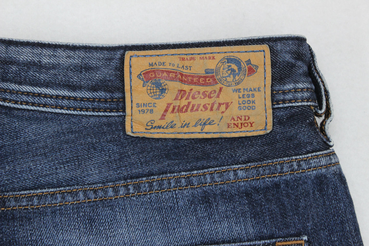 Mens Larkee Jeans Regular Straight Denim Regular Classic