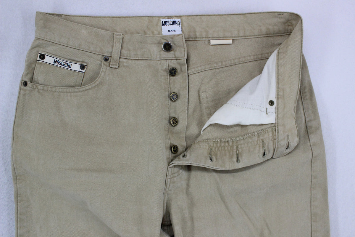 Mens Trousers Made In Italy Brushed Cotton