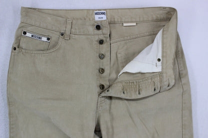 Mens Trousers Made In Italy Brushed Cotton