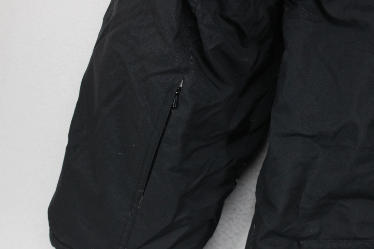 Mens Down Ski Jacket Hooded Full Zip