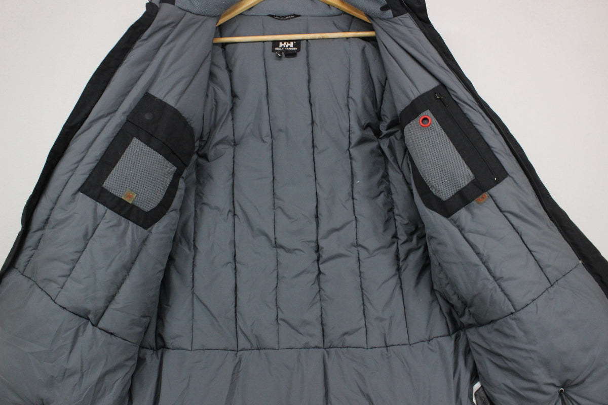Mens Down Ski Jacket Hooded Full Zip