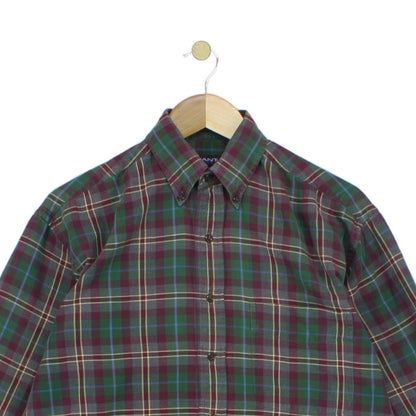 Mens Plaid Shirt  Button Down Long Sleeve