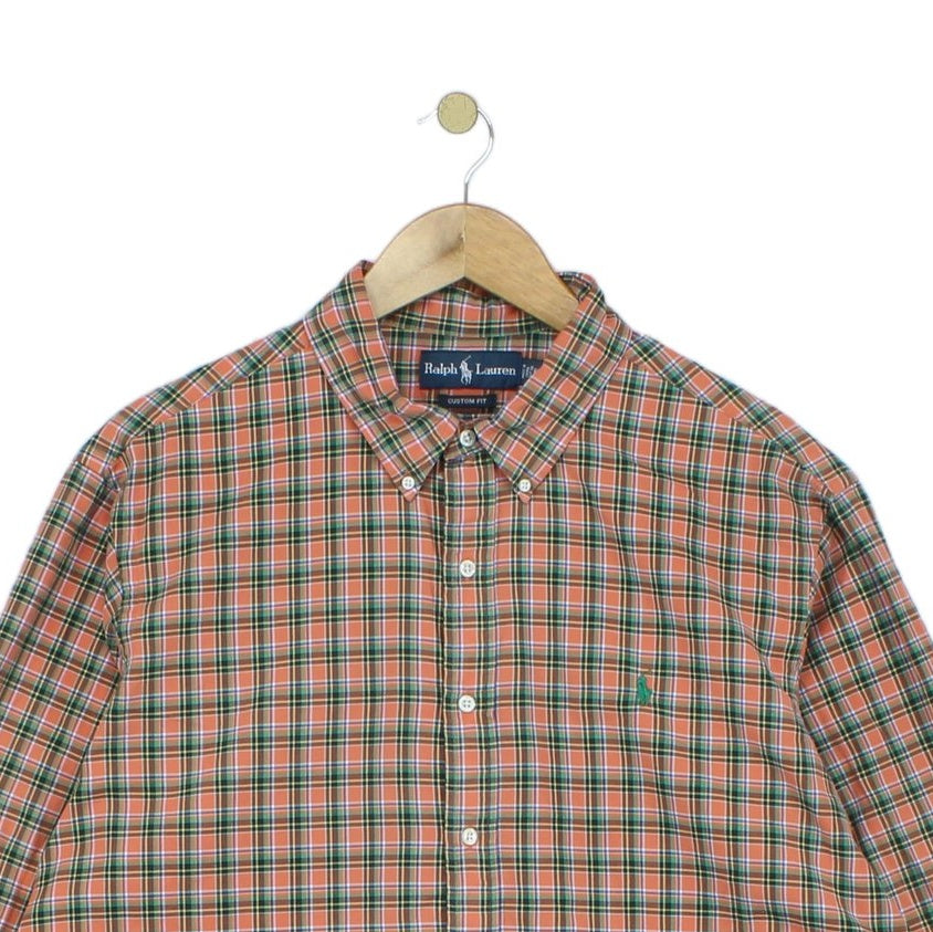 Mens Plaid Shirt Custom Fit