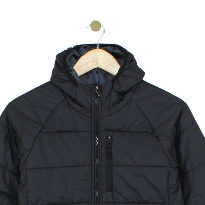 Girls Quilted Jacket Hooded Winter Reversible