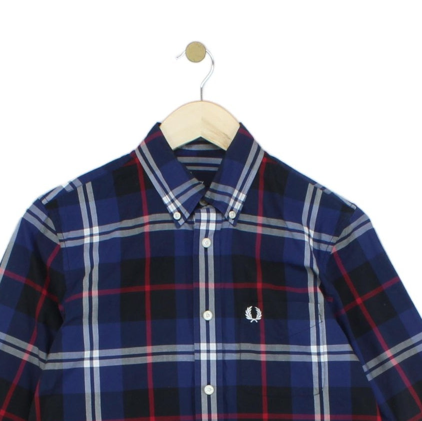 Mens Plaid Shirt Long Sleeve Button Up
