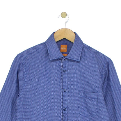 Mens Shirt Slim Fit Long Sleeve