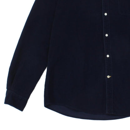 Mens Corduroy Shirt Tailored Long Sleeve Button Up