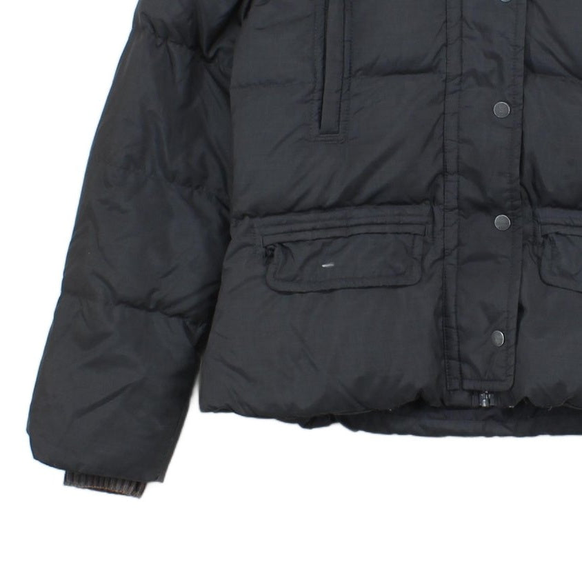 Womens Puffer Jacket Down Hooded Full Zip Quilted