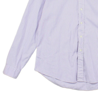 Mens Striped Shirt Custom Fit Button Down