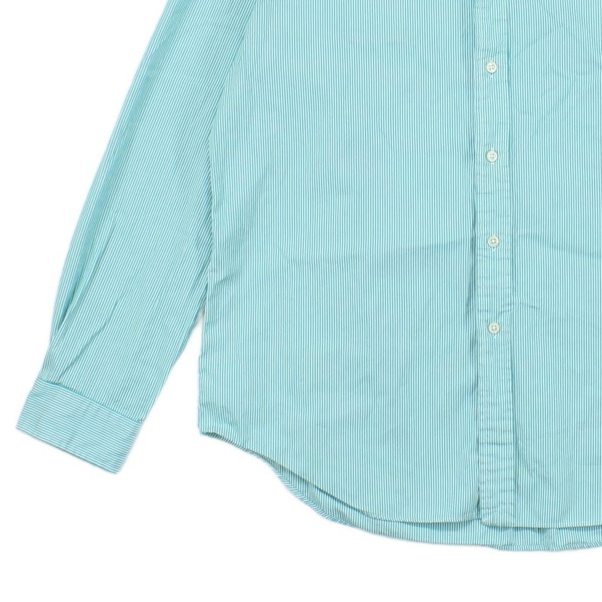 Mens Striped Shirt Button Down Classic Long Sleeve