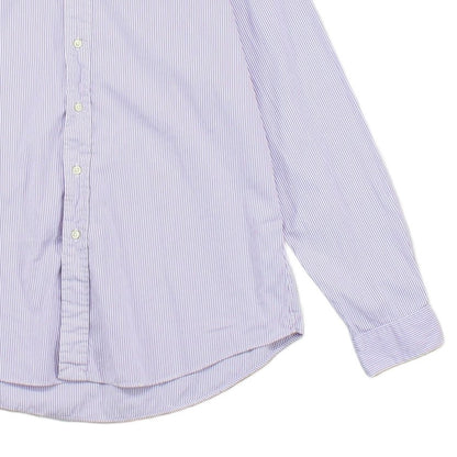 Mens Striped Shirt Custom Fit Button Down