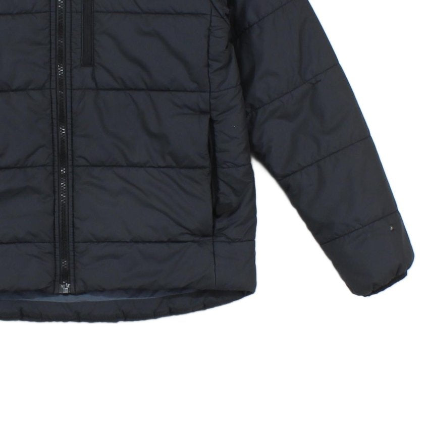 Girls Quilted Jacket Hooded Winter Reversible
