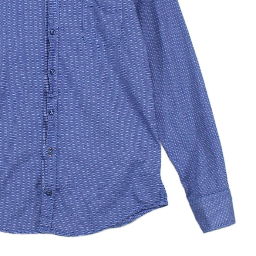 Mens Shirt Slim Fit Long Sleeve