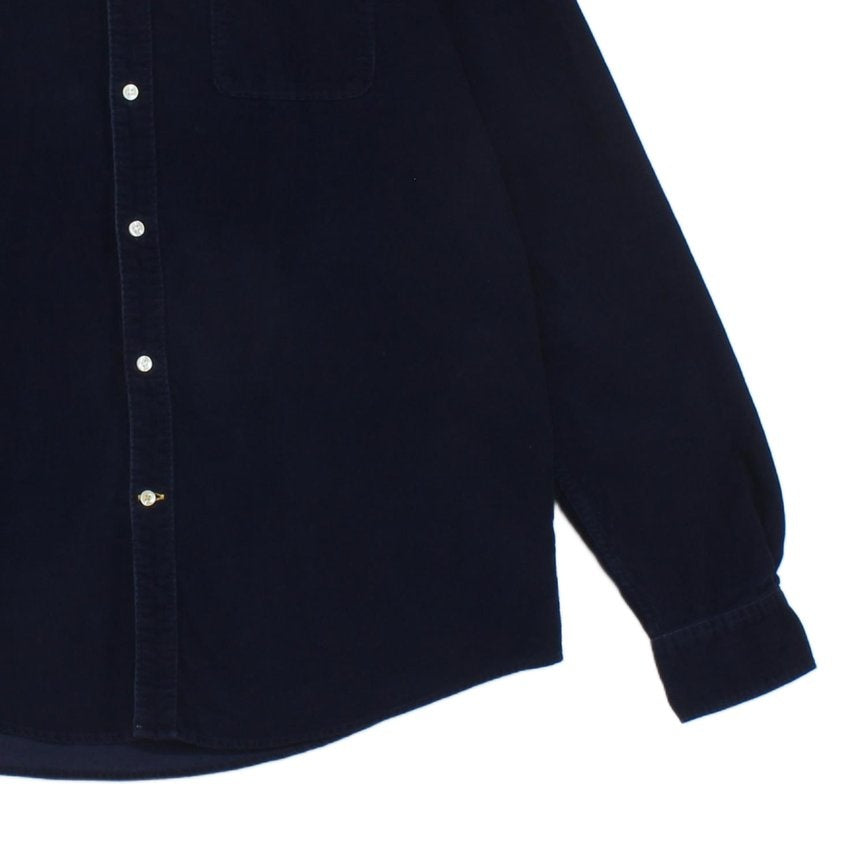 Mens Corduroy Shirt Tailored Long Sleeve Button Up
