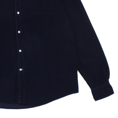 Mens Corduroy Shirt Tailored Long Sleeve Button Up