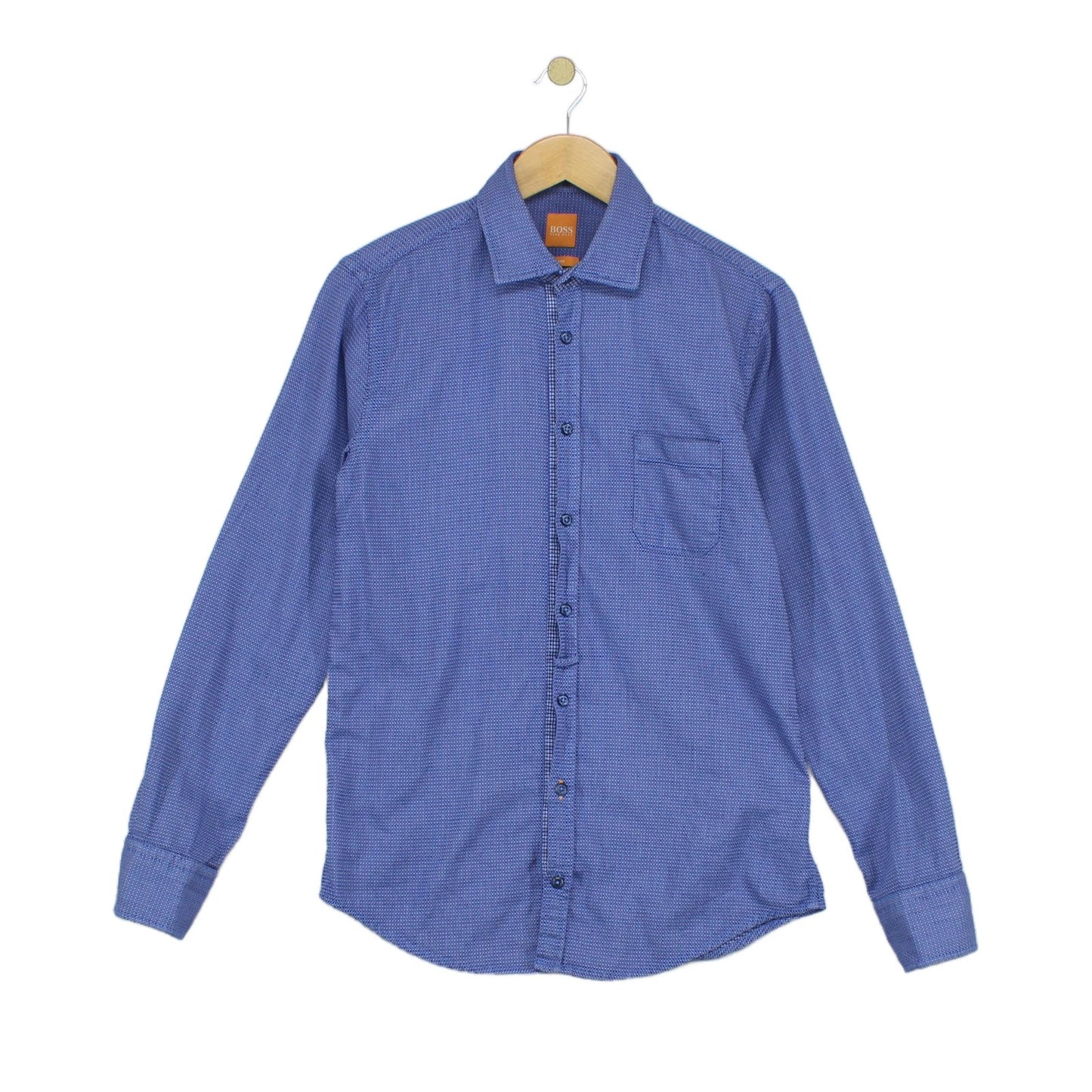 Mens Shirt Slim Fit Long Sleeve