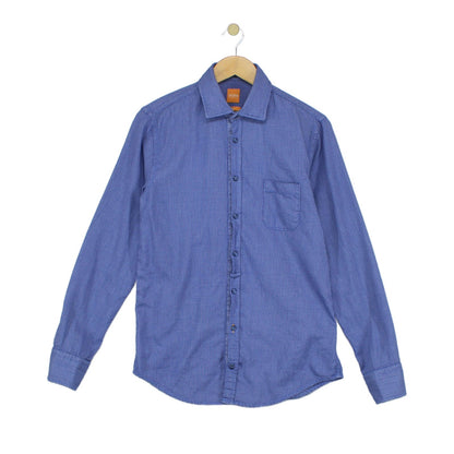 Mens Shirt Slim Fit Long Sleeve